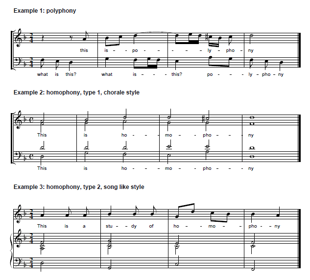 polyphonic songs polyphonic songs